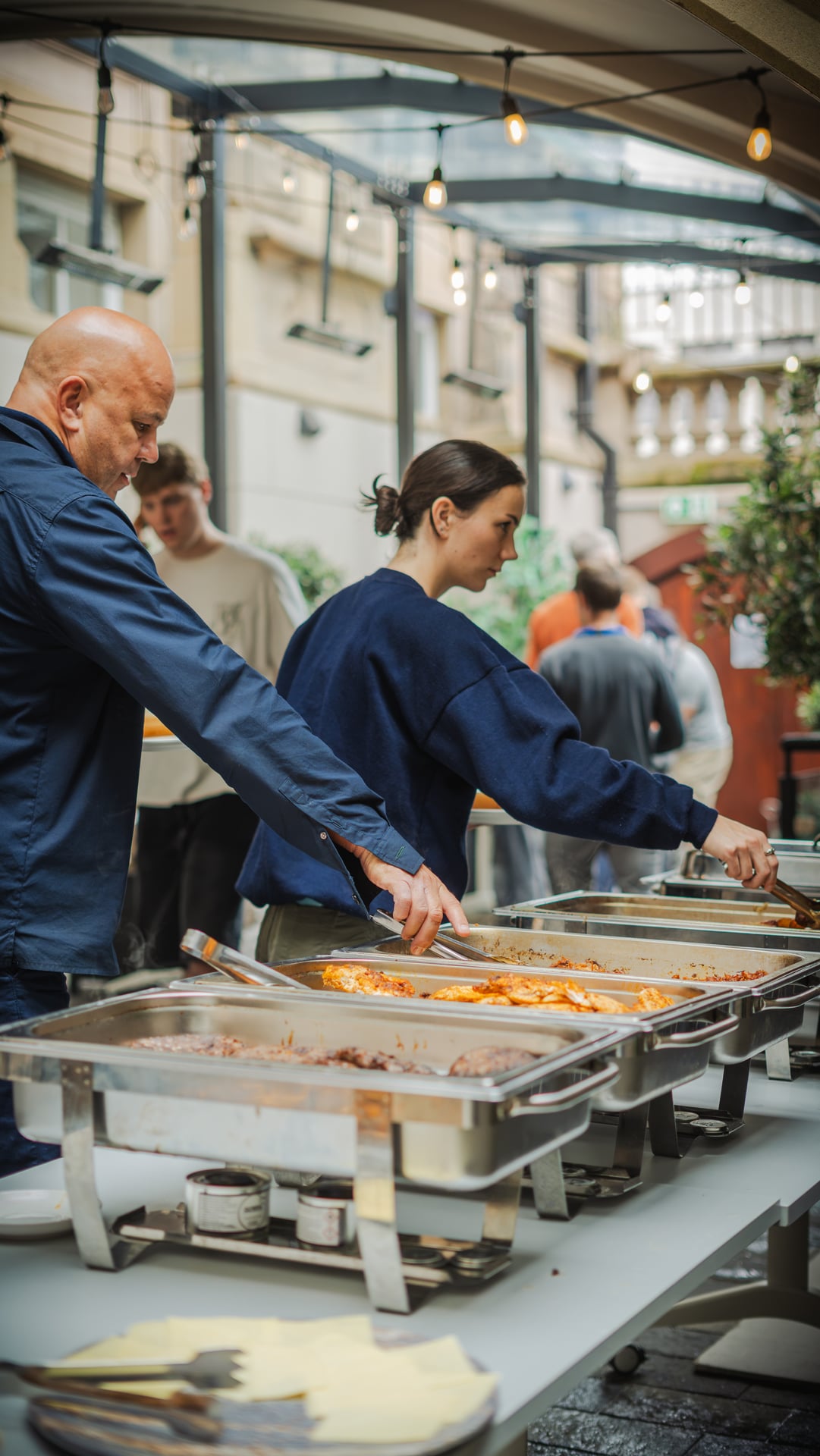 BBQ event in Belfast city centre